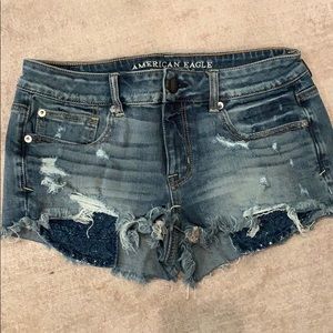 American eagle denim shorts (super stretch)